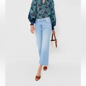 MOTHER  The Kick it Ankle Fray Norway Dude Light wash Size 29